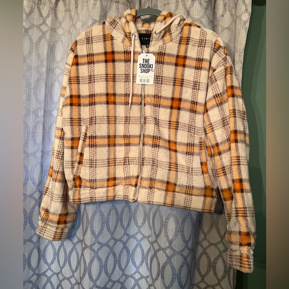 Plaid Zip-Up Hoodie from the Snookie Shop